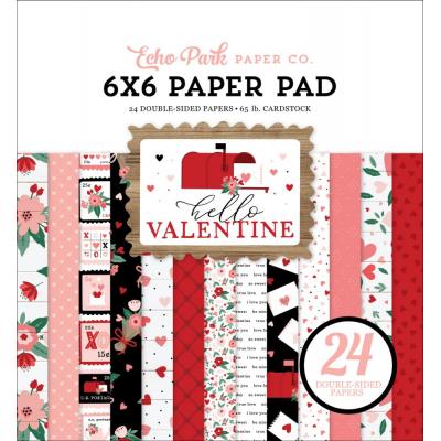 Echo Park Hello Valentine Designpapier - Paper Pad